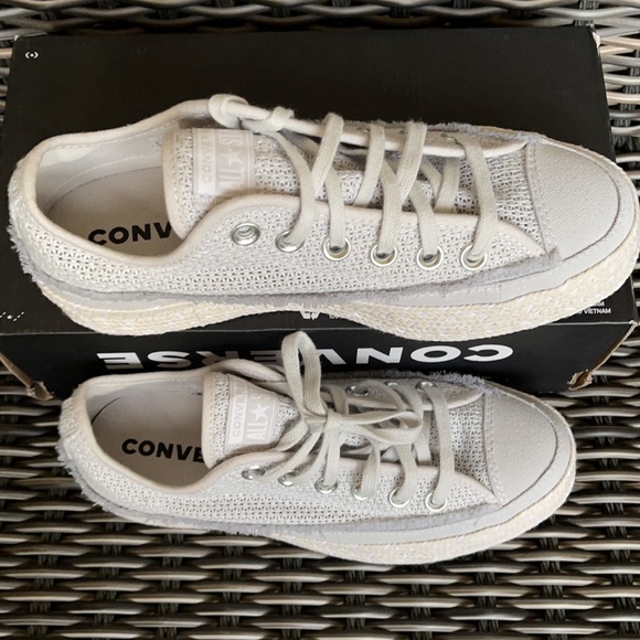 Converse Ctas Espadrille OX Mouse/White/Natural WMNS - Picture 3 of 16